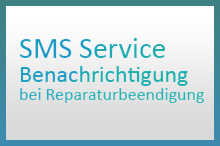 SMS Service Benachrichtigung bei Beendigung der Reparaturen
